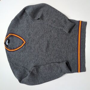 Vintage Wool English School Jumper Varsity Collegiate British Preppy Academia